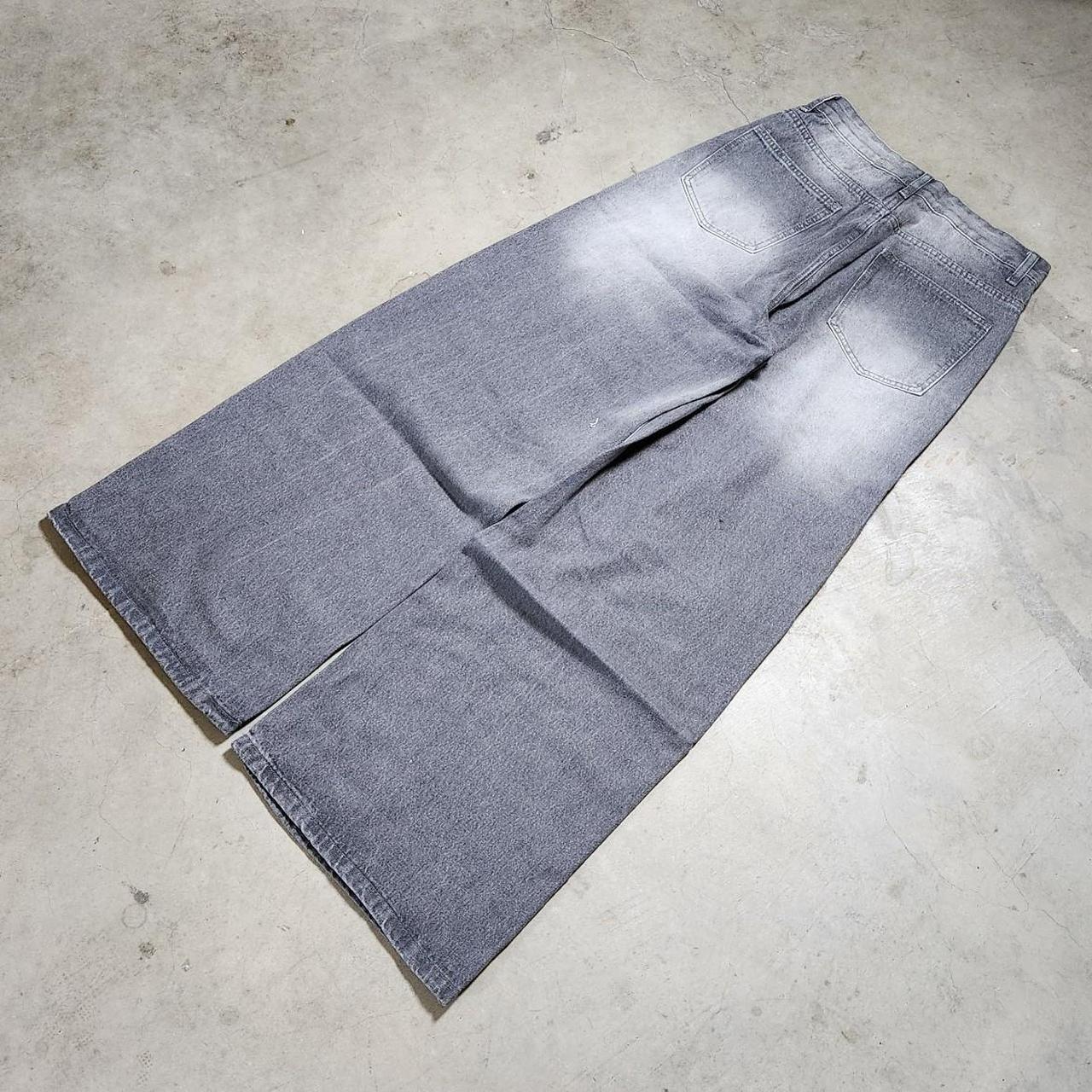 Essential Baggy Denim - Gray/Distressed