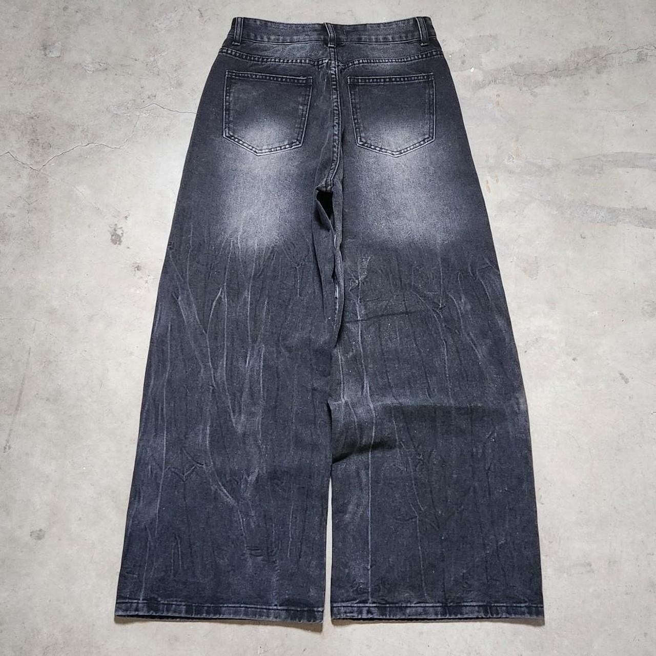 Essential Baggy Denim - Black/Distressed