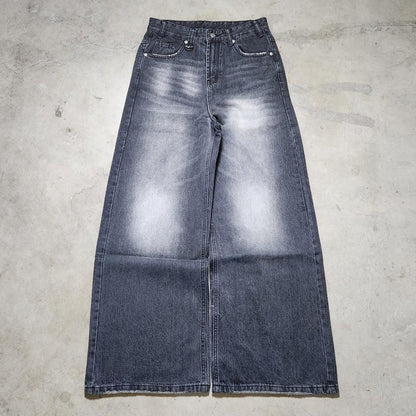 Essential Baggy Denim - Faded Gray/Black