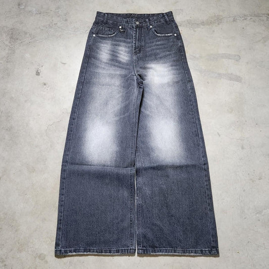 Essential Baggy Denim - Faded Gray/Black