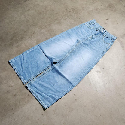 Essential Baggy Denim - Light Wash Blue