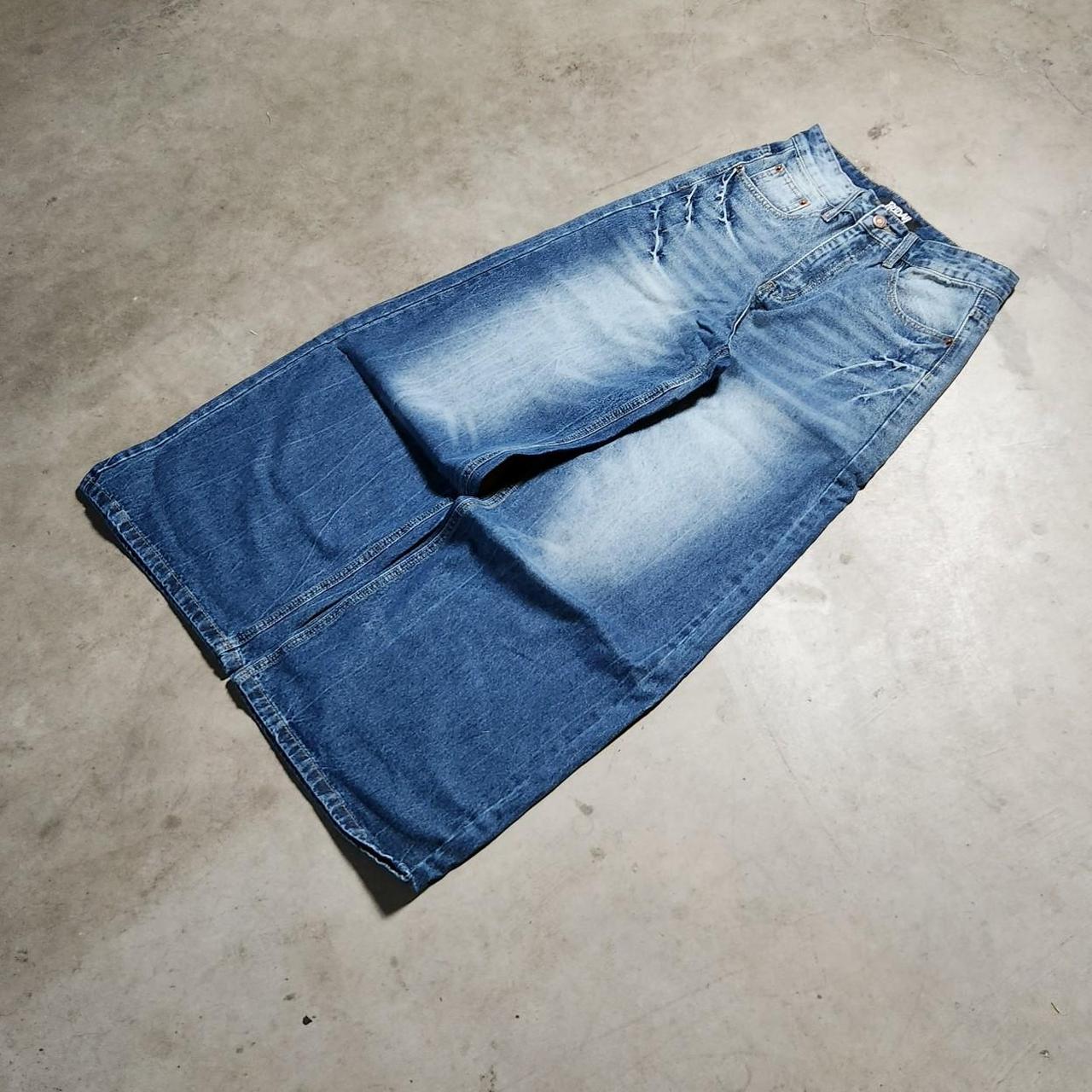 Essential Baggy Denim - Blue/Distressed