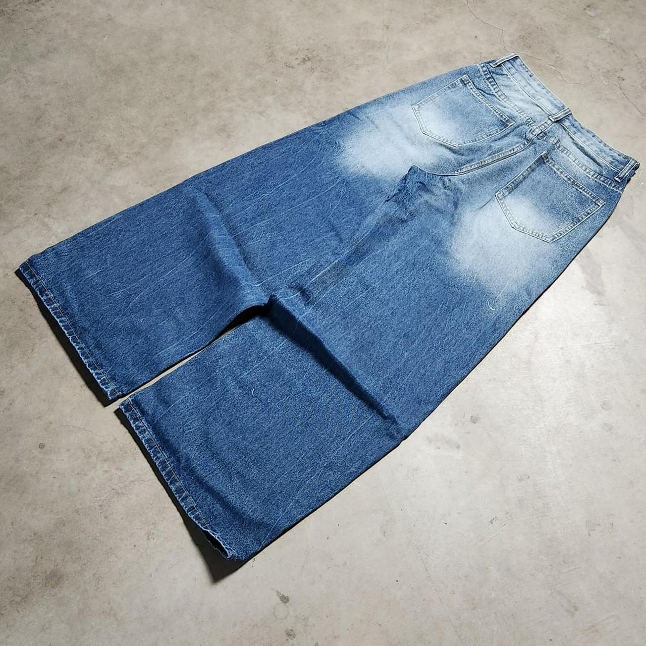Essential Baggy Denim - Blue/Distressed