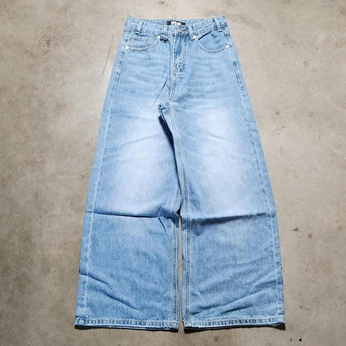 Essential Baggy Denim - Light Wash Blue