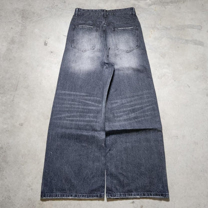 Essential Baggy Denim - Faded Gray/Black