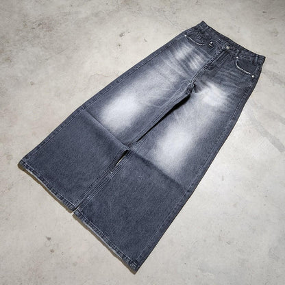 Essential Baggy Denim - Faded Gray/Black