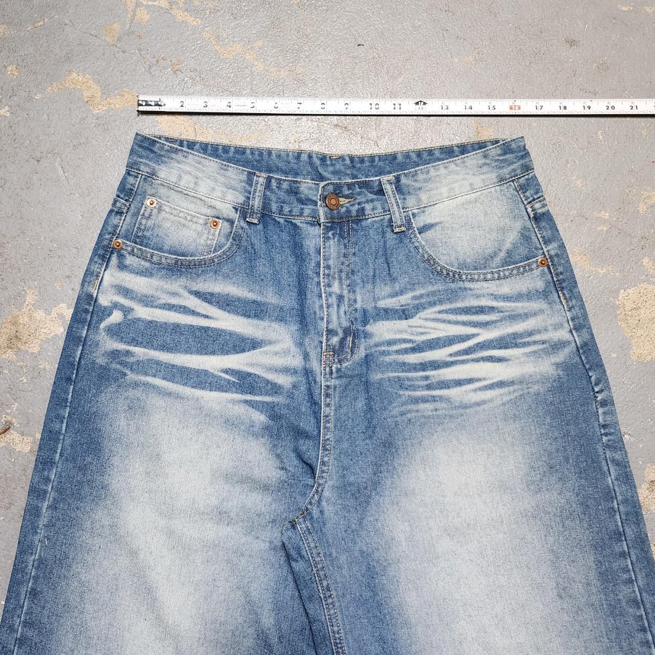 Baggy Blue Distressed Denim