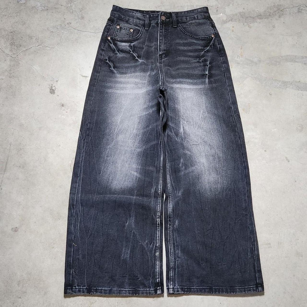Essential Baggy Denim - Black/Distressed
