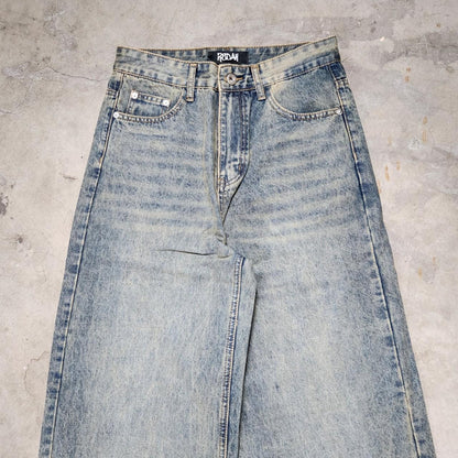 Essential Baggy Denim - Sand/Brown